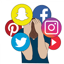 man suffering social media - The Positive And Negative Of Social Media